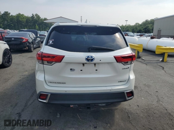 2019 Toyota Highlander Hybrid Limited with VIN 5TDDGRFH0KS078518, listed as a Copart auction lot 60562235 with 132,425 mi miles and Salvage title. Bid and sale history available at DreamBid. Image 6.