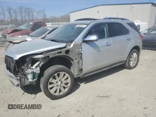 2011 Chevrolet Equinox LT w/2LT with VIN 2GNALPEC4B1221879, listed as a Copart auction lot 46518575 with 176,153 mi miles and Clean Title. Bid and sale history available at carsss.com. Image 1.