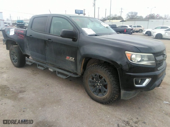 2016 Chevrolet Colorado 4WD Z71 with VIN 1GCGTDE37G1307900, listed as a IAAI auction lot 41538387 with 136,928 mi miles. Bid and sale history available at carsss.com. Image 1.