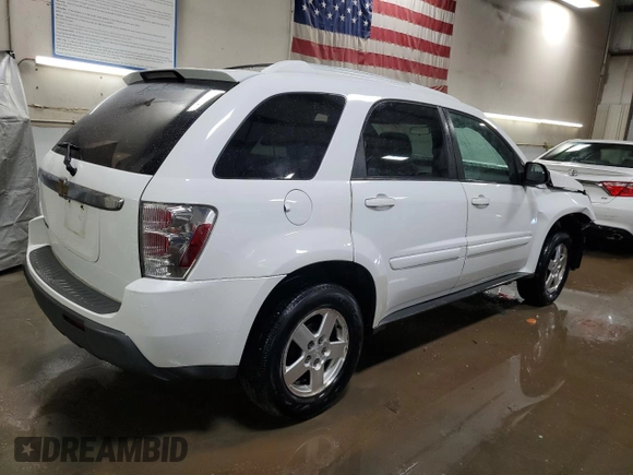 2005 Chevrolet Equinox LT with VIN 2CNDL63F556197477, listed as a Copart auction lot 50082585 with 78,369 mi miles and Salvage Title. Bid and sale history available at carsss.com. Image 3.