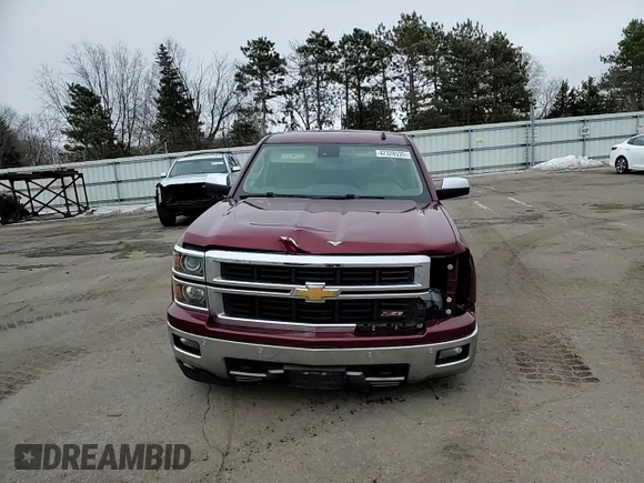 2014 Chevrolet Silverado 1500 LTZ with VIN 1GCVKSEJ5EZ205037, listed as a Copart auction lot 42328535 with 266,840 mi miles and Salvage Title. Bid and sale history available at DreamBid. Image 11.