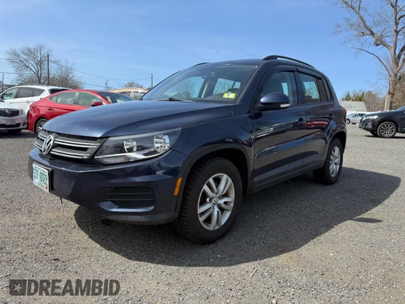 2016 Volkswagen Tiguan S with VIN WVGBV7AX1GW001756, listed as a Copart auction lot 53538165 with 105,641 mi miles and Clean Title. Bid and sale history available at DreamBid. Image 2.