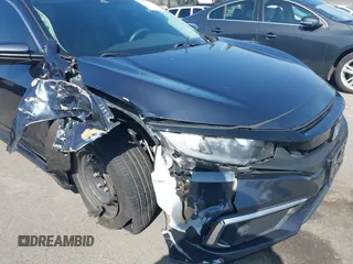 2019 Honda Civic Sedan LX with VIN 2HGFC2F66KH564003, listed as a IAAI auction lot 41675239 with 43,947 mi miles. Bid and sale history available at carsss.com. Image 6.