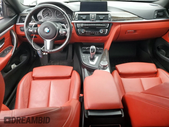 2017 BMW 4 Series 440i with VIN WBA4P1C56HK522557, listed as a Copart auction lot 53156574 with 52,073 mi miles and Salvage Title. Bid and sale history available at carsss.com. Image 8.