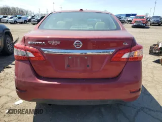 2015 Nissan Sentra SR with VIN 3N1AB7AP1FY354243, listed as a Copart auction lot 54021985 with 103,912 mi miles and Clean Title. Bid and sale history available at DreamBid. Image 6.