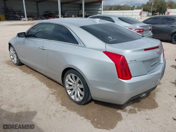 2017 Cadillac ATS Coupe Luxury RWD with VIN 1G6AB1RX4H0201743, listed as a IAAI auction lot 41675124 with 69,306 mi miles. Bid and sale history available at carsss.com. Image 3.