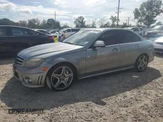 2009 Mercedes-Benz C 63 AMG with VIN WDDGF77XX9F217502, listed as a Copart auction lot 72750794 with 188,025 mi miles and Salvage Title. Bid and sale history available at DreamBid. Image 1.