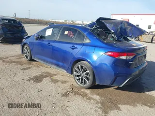 2020 Toyota Corolla SE with VIN JTDS4RCEXLJ053070, listed as a IAAI auction lot 41797751 with 1 mi miles. Bid and sale history available at carsss.com. Image 3.