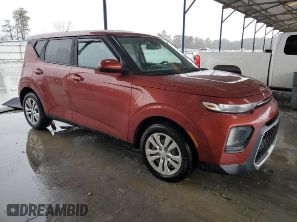 2022 Kia Soul LX with VIN KNDJ23AU0N7817033, listed as a Copart auction lot 44683555 with 43,520 mi miles and Salvage Title. Bid and sale history available at carsss.com. Image 4.