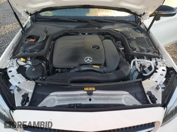 2023 Mercedes-Benz C 300 with VIN W1KWJ8EBXPG122548, listed as a Copart auction lot 80816274 with 10,142 mi miles and Salvage Title. Bid and sale history available at DreamBid. Image 11.