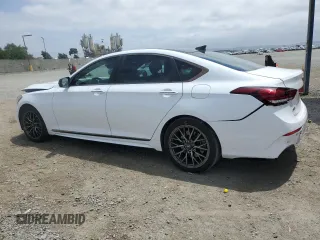 2018 Genesis G80 Sport with VIN KMHGN4JB2JU237330, listed as a Copart auction lot 58870695 with 61,417 mi miles and Salvage title. Bid and sale history available at DreamBid. Image 2.