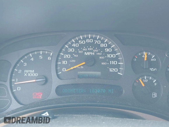 2003 Chevrolet Tahoe LT with VIN 1GNEC13Z93J234088, listed as a IAAI auction lot 42244167 with 183,070 mi miles and . Bid and sale history available at DreamBid. Image 7.