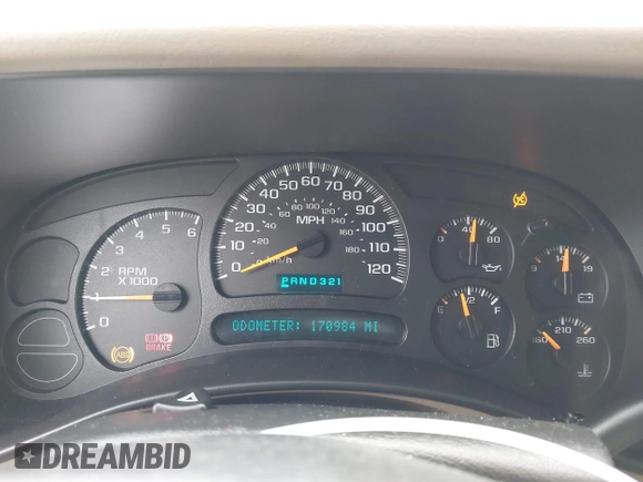 2004 Chevrolet Tahoe LS with VIN 1GNEC13T14R166447, listed as a IAAI auction lot 42432428 with 170,984 mi miles and . Bid and sale history available at DreamBid. Image 7.