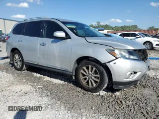 2015 Nissan Pathfinder S z VIN 5N1AR2MNXFC633135, wystawiony jako Copart lot #57804525 z przebiegiem 139 929 mil mil oraz Szkoda całkowita • Salvage title. Historia ofert i sprzedaży dostępna na DreamBid. Obrazek 4.