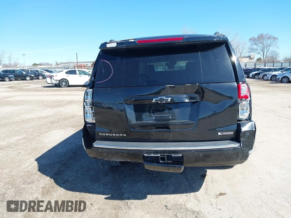 2017 Chevrolet Suburban Premier with VIN 1GNSKJKC8HR285321, listed as a IAAI auction lot 41796659 with 128,113 mi miles and . Bid and sale history available at DreamBid. Image 16.