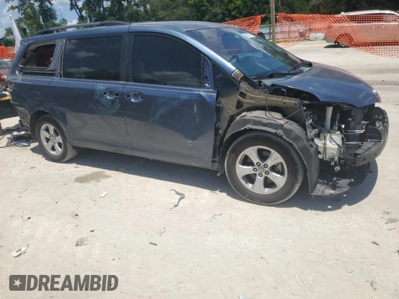 2015 Toyota Sienna LE AAS with VIN 5TDKK3DC2FS651385, listed as a Copart auction lot 62451275 with 166,610 mi miles and Salvage title. Bid and sale history available at DreamBid. Image 4.