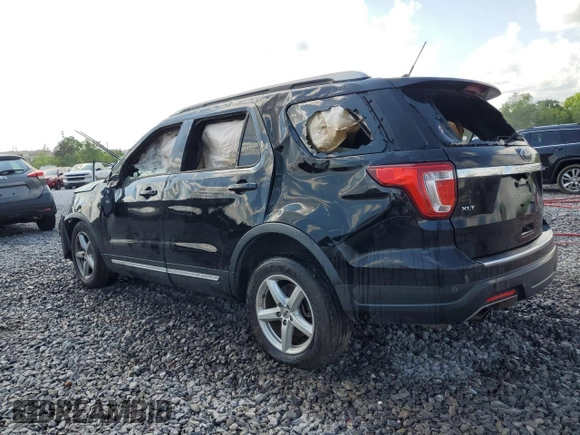 2018 Ford Explorer XLT with VIN 1FM5K7DH8JGB54758, listed as a Copart auction lot 54891775 with Not provided miles and Non repairable. Bid and sale history available at DreamBid. Image 2.