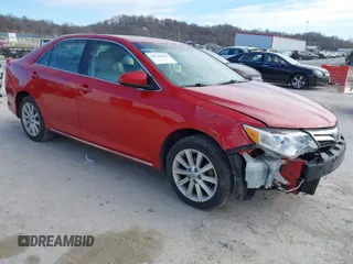 2012 Toyota Camry SE with VIN 4T1BK1FK6CU507625, listed as a IAAI auction lot 41744165 with 127,269 mi miles. Bid and sale history available at carsss.com. Image 1.