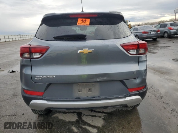 2021 Chevrolet TrailBlazer LT with VIN KL79MRSL5MB158400, listed as a Copart auction lot 43027673 with 33,904 mi miles. Bid and sale history available at carsss.com. Image 6.