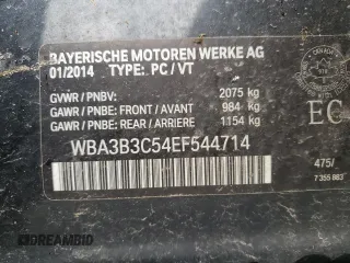 2014 BMW 3 Series 328i xDrive с VIN WBA3B3C54EF544714, выставлен на аукционе Copart как лот 59195675 с пробегом 118 440 миль миль и Чистый • Clean title. История ставок и продаж доступна на DreamBid. Изображение 12.