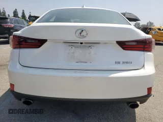 2015 Lexus IS 250 with VIN JTHBF1D29F5082992, listed as a Copart auction lot 60929335 with 34,283 mi miles and Salvage title. Bid and sale history available at DreamBid. Image 6.