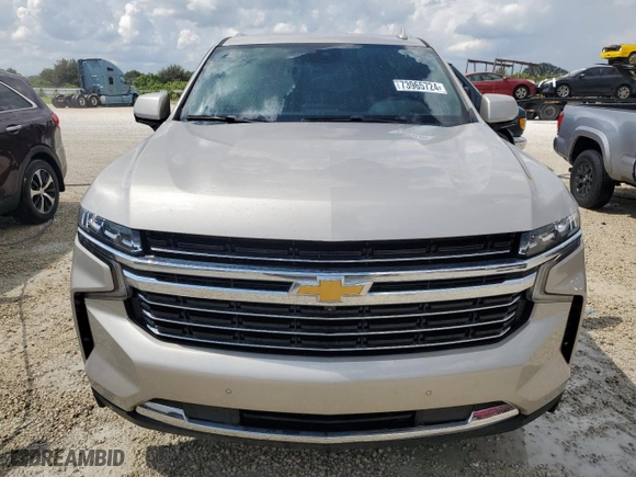 2023 Chevrolet Tahoe LT with VIN 1GNSCNKD8PR451817, listed as a Copart auction lot 73965724 with 0 mi miles and Non Repairable. Bid and sale history available at carsss.com. Image 5.