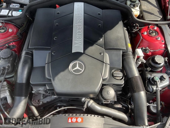 2005 Mercedes-Benz SL 500 with VIN WDBSK75F25F099884, listed as a Copart auction lot 55681775 with 74,756 mi miles and Clean Title. Bid and sale history available at DreamBid. Image 7.