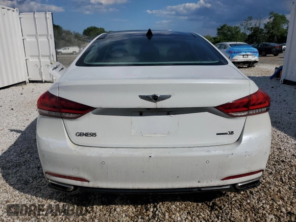 2015 Hyundai Genesis 3.8L with VIN KMHGN4JE2FU046833, listed as a Copart auction lot 65917254 with 78,374 mi miles and Clean Title. Bid and sale history available at carsss.com. Image 6.