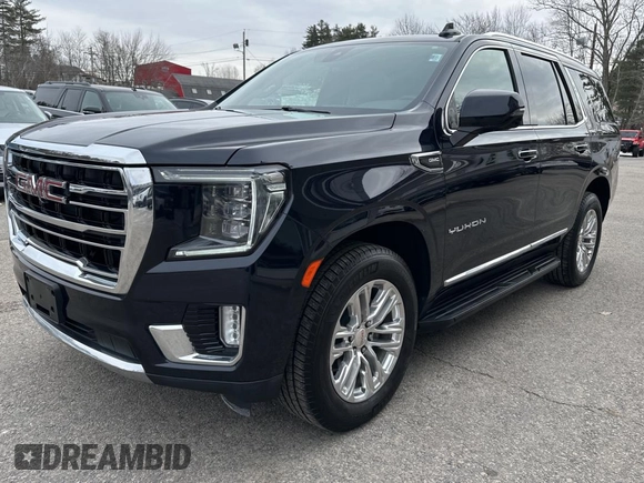 2021 GMC Yukon SLT with VIN 1GKS2BKD8MR141998, listed as a Copart auction lot 89298875 with 150,417 mi miles and Clean Title. Bid and sale history available at carsss.com. Image 2.