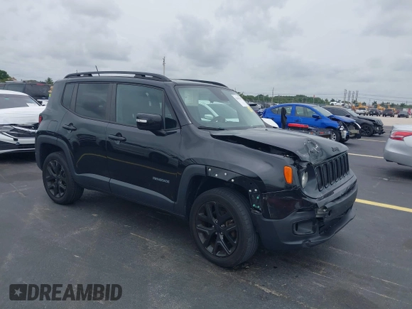 2017 Jeep Renegade Altitude with VIN ZACCJBBB8HPF83864, listed as a IAAI auction lot 42392202 with 115,648 mi miles and . Bid and sale history available at DreamBid. Image 1.