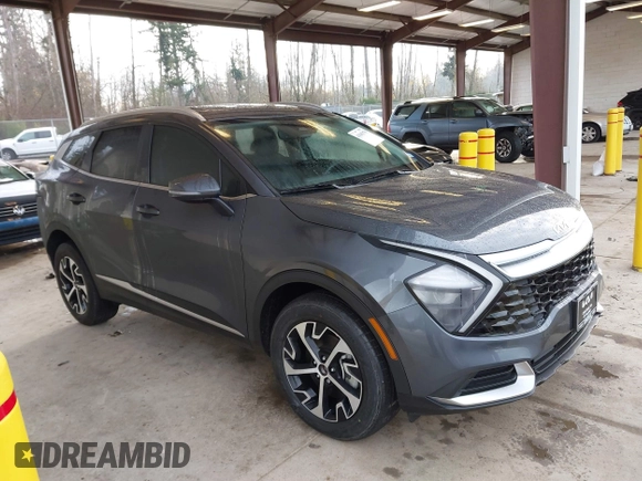 2023 Kia Sportage EX with VIN KNDPVCAG7P7071176, listed as a IAAI auction lot 41045078 with 23,626 mi miles and . Bid and sale history available at DreamBid. Image 13.