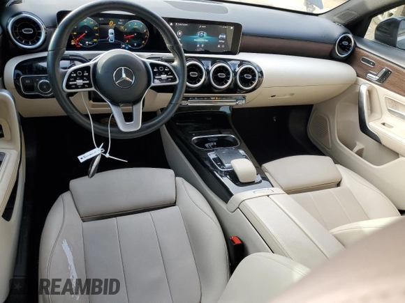 2020 Mercedes-Benz A 220 with VIN W1K3G4EB6LW044215, listed as a Copart auction lot 43212485 with 58,428 mi miles and Salvage Title. Bid and sale history available at DreamBid. Image 8.