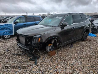 2023 Kia Telluride SX X-Line z VIN 5XYP5DGC8PG333753, wystawiony jako Copart lot #50998465 z przebiegiem 13 522 mil mil oraz Szkoda całkowita • Salvage title. Historia ofert i sprzedaży dostępna na DreamBid. Obrazek 1.