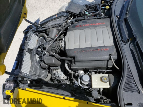 2015 Chevrolet Corvette Z51 3LT with VIN 1G1YM2D7XF5108382, listed as a Copart auction lot 49408375 with 20,266 mi miles and Salvage title. Bid and sale history available at DreamBid. Image 11.