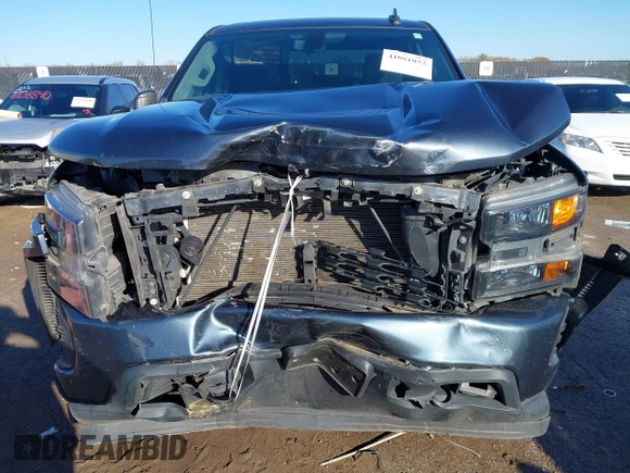 2020 Chevrolet Silverado 1500 Custom with VIN 1GCPWBEH4LZ351887, listed as a IAAI auction lot 41081052 with 57,003 mi miles. Bid and sale history available at carsss.com. Image 6.