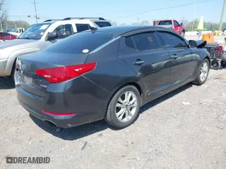 2011 Kia Optima EX with VIN KNAGN4A70B5191862, listed as a IAAI auction lot 41971997 with 146,392 mi miles. Bid and sale history available at carsss.com. Image 4.