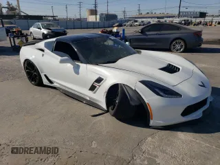 2017 Chevrolet Corvette Grand Sport 1LT with VIN 1G1YW2D78H5112055, listed as a Copart auction lot 70064994 with 36,739 mi miles and Salvage Title. Bid and sale history available at carsss.com. Image 4.