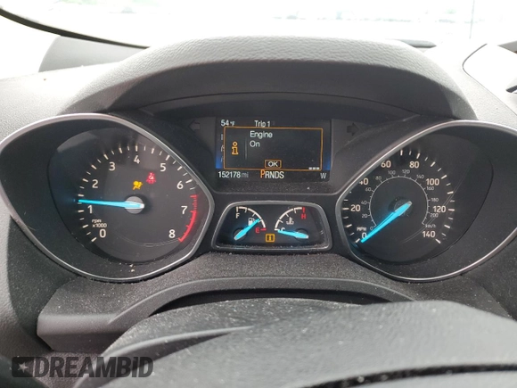 2017 Ford Escape S with VIN 1FMCU0F73HUB20350, listed as a Copart auction lot 53392005 with 152,178 mi miles and Clean Title. Bid and sale history available at carsss.com. Image 9.