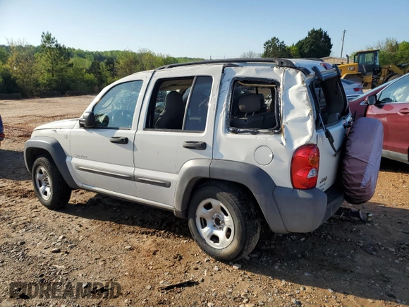 2004 Jeep Liberty Sport with VIN 1J4GL48K44W326612, listed as a Copart auction lot 52370945 with 116,215 mi miles and Salvage Title. Bid and sale history available at carsss.com. Image 2.