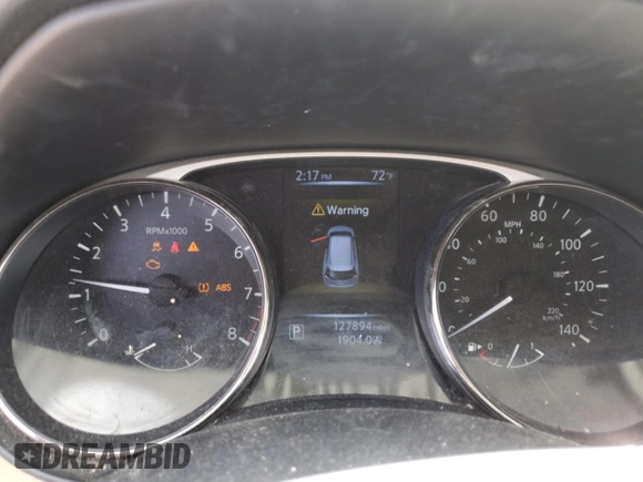 2016 Nissan Rogue S with VIN JN8AT2MT1GW012505, listed as a Copart auction lot 51582045 with 127,894 mi miles and Salvage Title. Bid and sale history available at carsss.com. Image 9.