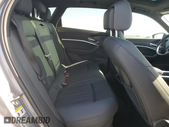 2022 Audi e-tron Premium Plus with VIN WA1LAAGE8NB002750, listed as a Copart auction lot 57163615 with 50,009 mi miles and Salvage title. Bid and sale history available at DreamBid. Image 11.