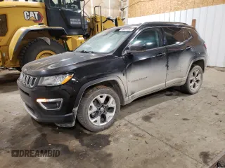 2020 Jeep Compass Limited with VIN 3C4NJDCB5LT208633, listed as a Copart auction lot 46477295 with 77,113 mi miles and Salvage Title. Bid and sale history available at carsss.com. Image 1.