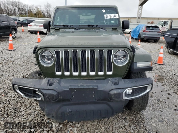 2021 Jeep Wrangler Unlimited Sahara High Altitude z VIN 1C4HJXEG3MW541397, wystawiony jako Copart lot #80727144 z przebiegiem 54 451 mil mil oraz Szkoda całkowita • Salvage title. Historia ofert i sprzedaży dostępna na DreamBid. Obrazek 5.