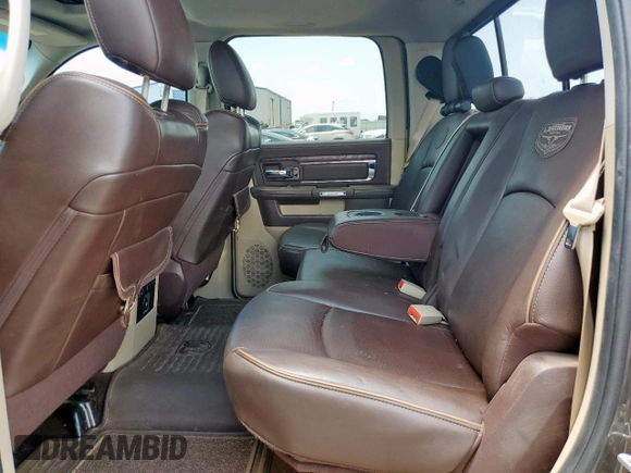 2016 Ram 2500 Laramie Longhorn with VIN 3C6UR5GL9GG173047, listed as a Copart auction lot 64480445 with 121,535 mi miles and Salvage title. Bid and sale history available at DreamBid. Image 10.