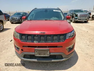 2018 Jeep Compass Latitude with VIN 3C4NJCBB7JT300156, listed as a Copart auction lot 58163375 with 84,702 mi miles and Salvage title. Bid and sale history available at DreamBid. Image 5.