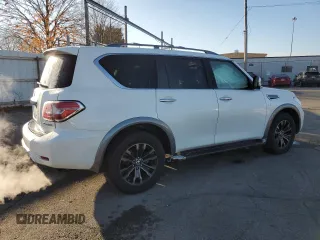 2018 Nissan Armada Platinum with VIN JN8AY2NE9J9733162, listed as a Copart auction lot 79910654 with 74,089 mi miles and Clean Title. Bid and sale history available at carsss.com. Image 3.