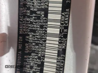 2016 Toyota Corolla L z VIN 2T1BURHE1GC723017, wystawiony jako Copart lot #59709675 z przebiegiem 93 893 mil mil oraz Szkoda całkowita • Salvage title. Historia ofert i sprzedaży dostępna na DreamBid. Obrazek 12.