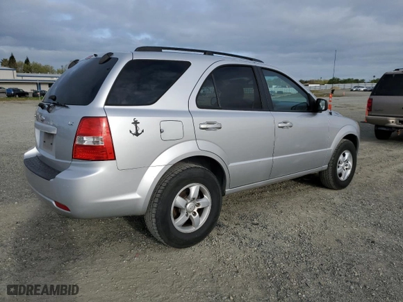 2009 Kia Sorento LX with VIN KNDJC735X95869653, listed as a Copart auction lot 50970005 with 184,730 mi miles and Clean Title. Bid and sale history available at carsss.com. Image 3.