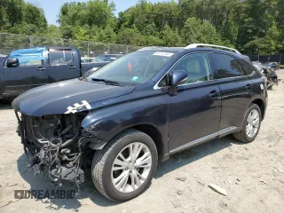 2010 Lexus RX 450h with VIN JTJBC1BA3A2026834, listed as a Copart auction lot 62714264 with 203,587 mi miles and Salvage Title. Bid and sale history available at DreamBid. Image 1.