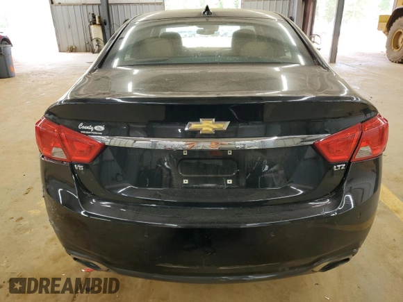 2015 Chevrolet Impala LTZ with VIN 2G1165S36F9194273, listed as a Copart auction lot 53735905 with 92,696 mi miles and Salvage Title. Bid and sale history available at DreamBid. Image 6.